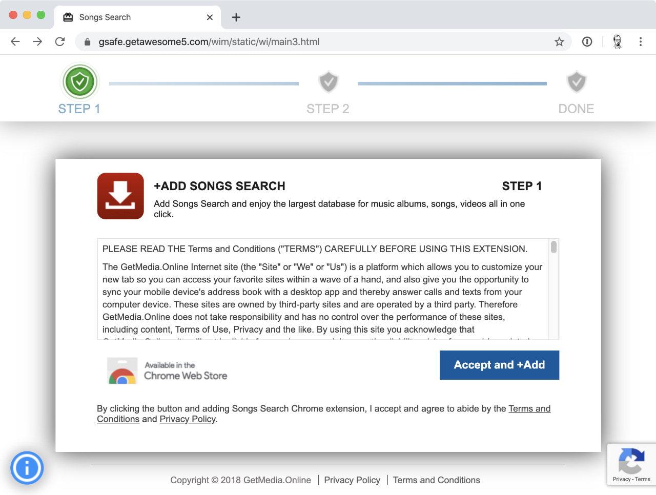 Adware.MapsAds website