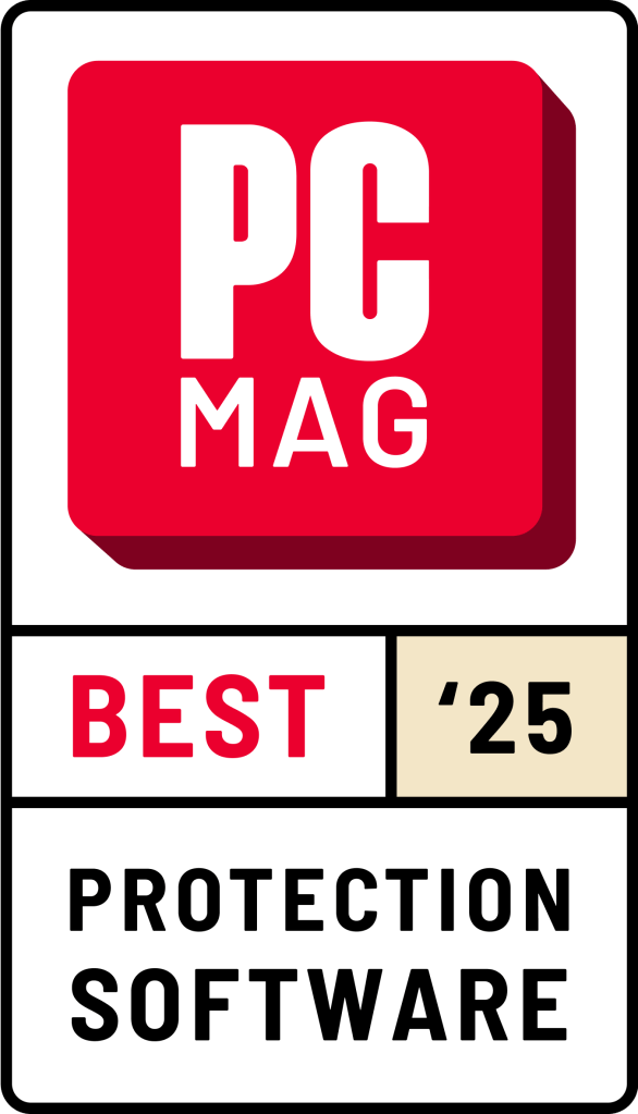 PC MAG Best of 2025 Protection Software badge