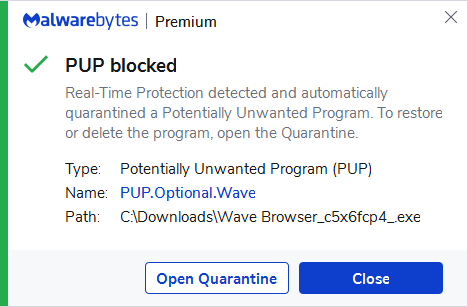 block PUP.Optional.Wave